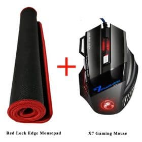Red Mat and Mouse