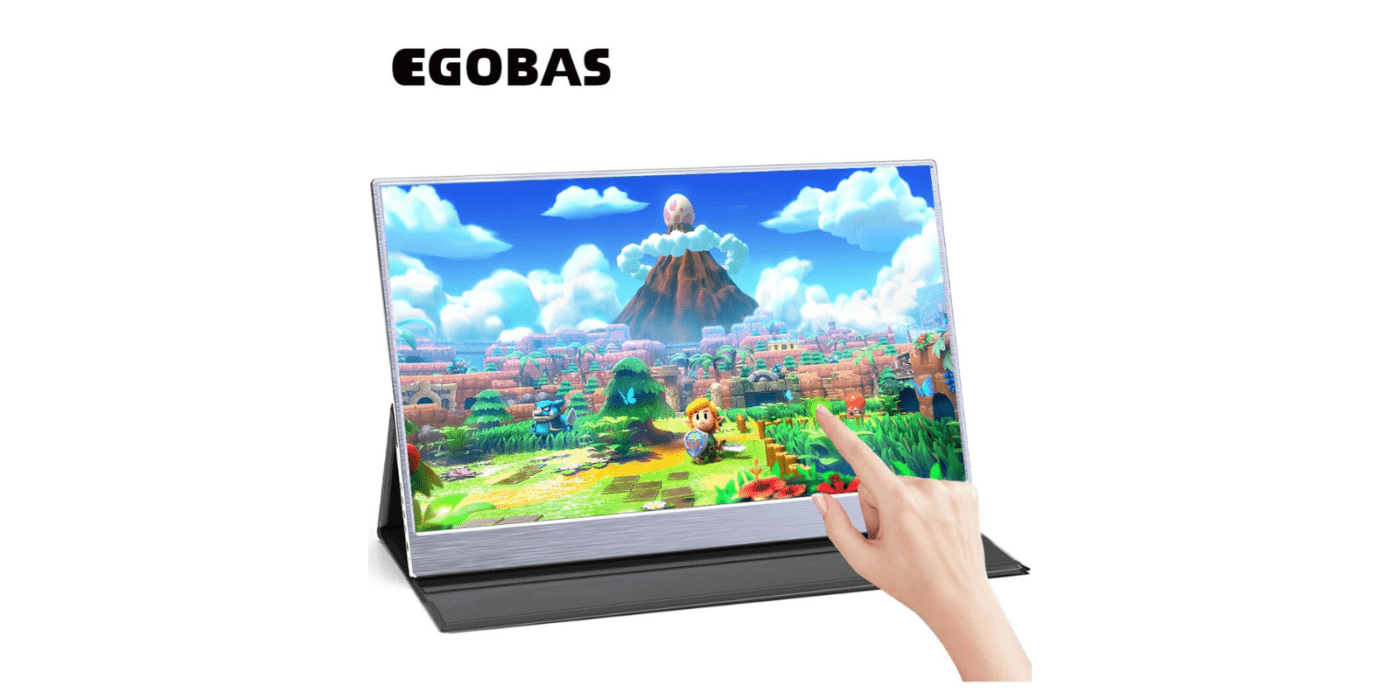 Egobas narrow border portable monitor