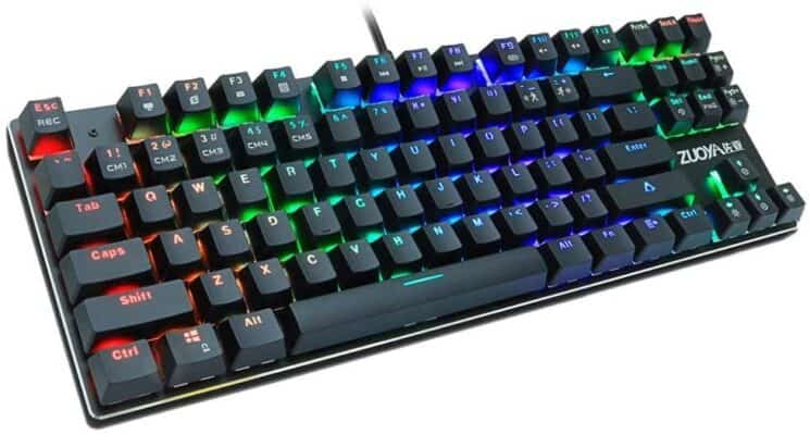 Zuoya gaming backlight keyboard mouse combos led usb wired