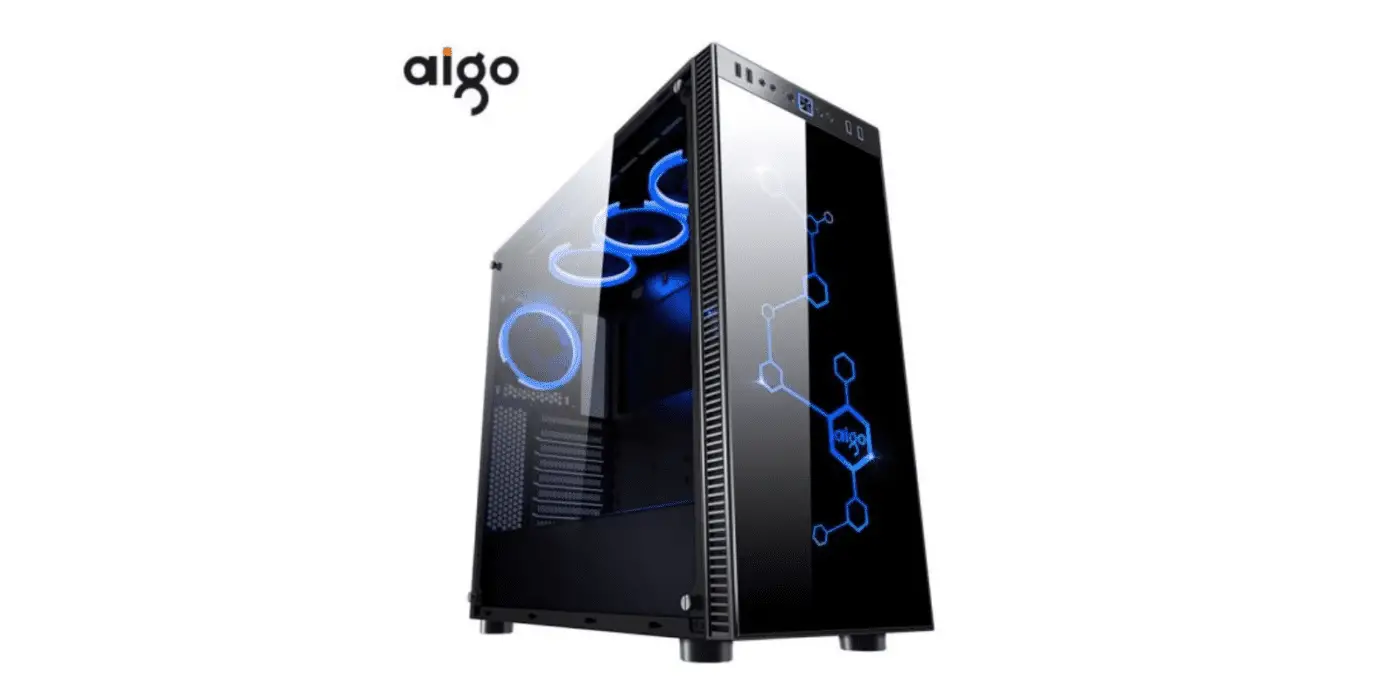 Aigo mid-tower atx gaming pc case review