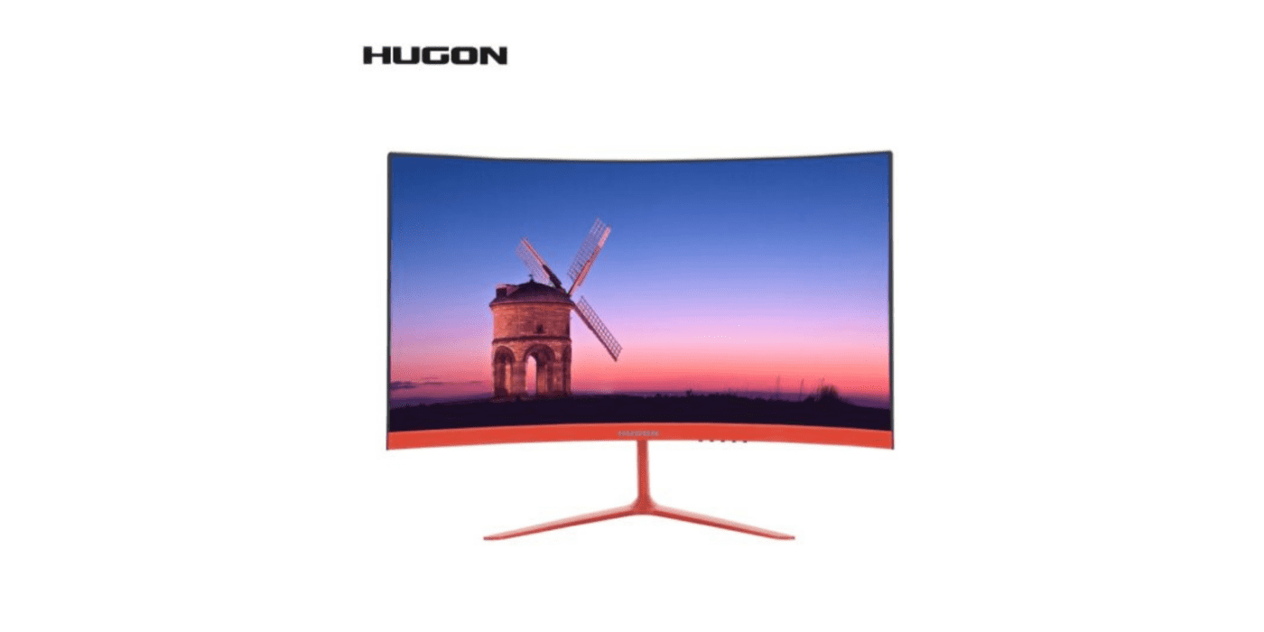 Hugon 24 inch curved monitor pc