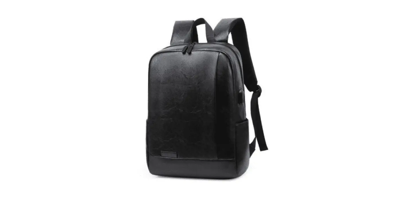 Puimentiua pu leather waterproof backpack review