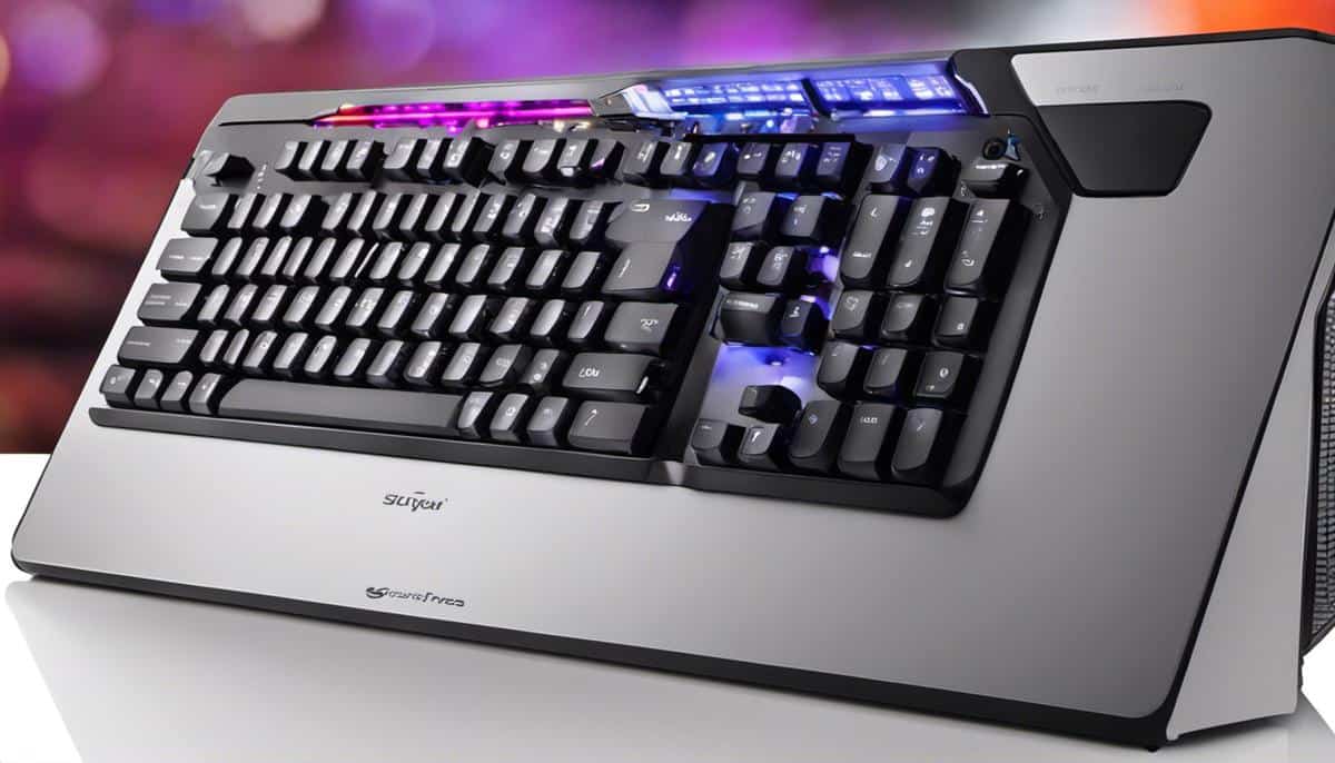 A 15-key keyboard with a sleek, compact design and illuminated keys for enhanced visibility.