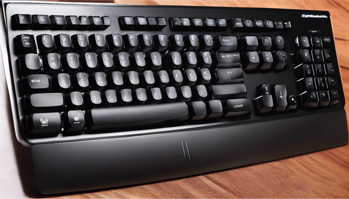 Image of the 15-key wireless keyboard