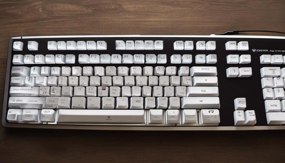 A visual guide illustrating the layout and keys of a 15-key keyboard